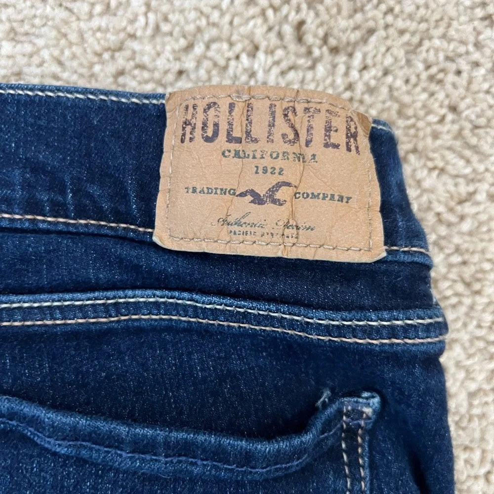 Hollister Skinny Denim Jean Bermuda Capri Size 5 Y2K - Picture 6 of 6